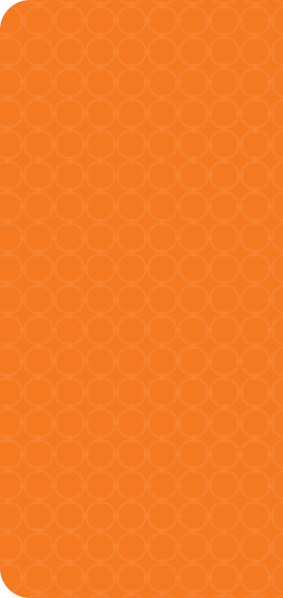A pattern of circles in orange.